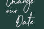 To the Point Change Our Date-Photo Greeting Cards-Nations Photo Lab-Portrait-Blue Stone-Nations Photo Lab