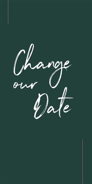 To the Point Change Our Date-Photo Greeting Cards-Nations Photo Lab-Portrait-Blue Stone-Nations Photo Lab