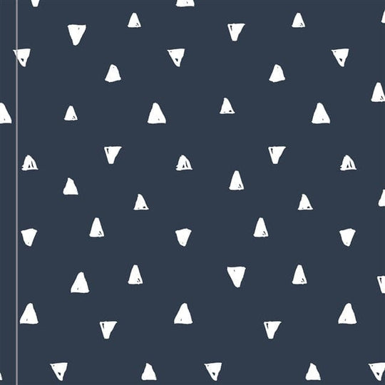 Triangle Doodles Blue