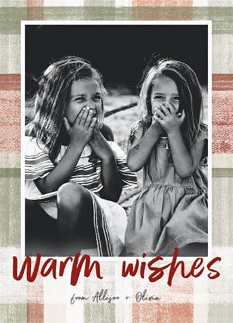 Warm Holiday Wishes-Postcards-Nations Photo Lab-Portrait-Nations Photo Lab