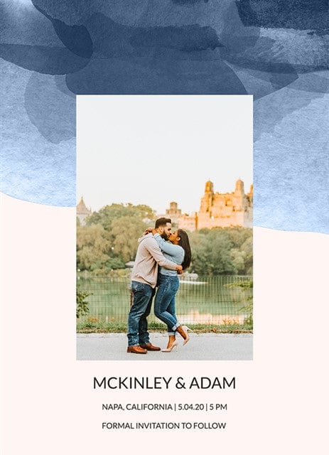 Watercolor Frame-Postcards-Nations Photo Lab-Portrait-Spray-Nations Photo Lab