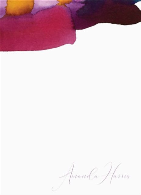 Watercolor Wonder-Stationery Cards-Nations Photo Lab-Portrait-Pale Violet Red-Nations Photo Lab