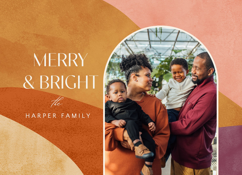 Whimsical Watercolor-Postcards-Nations Photo Lab-Landscape-Peru-Merry Christmas-Nations Photo Lab